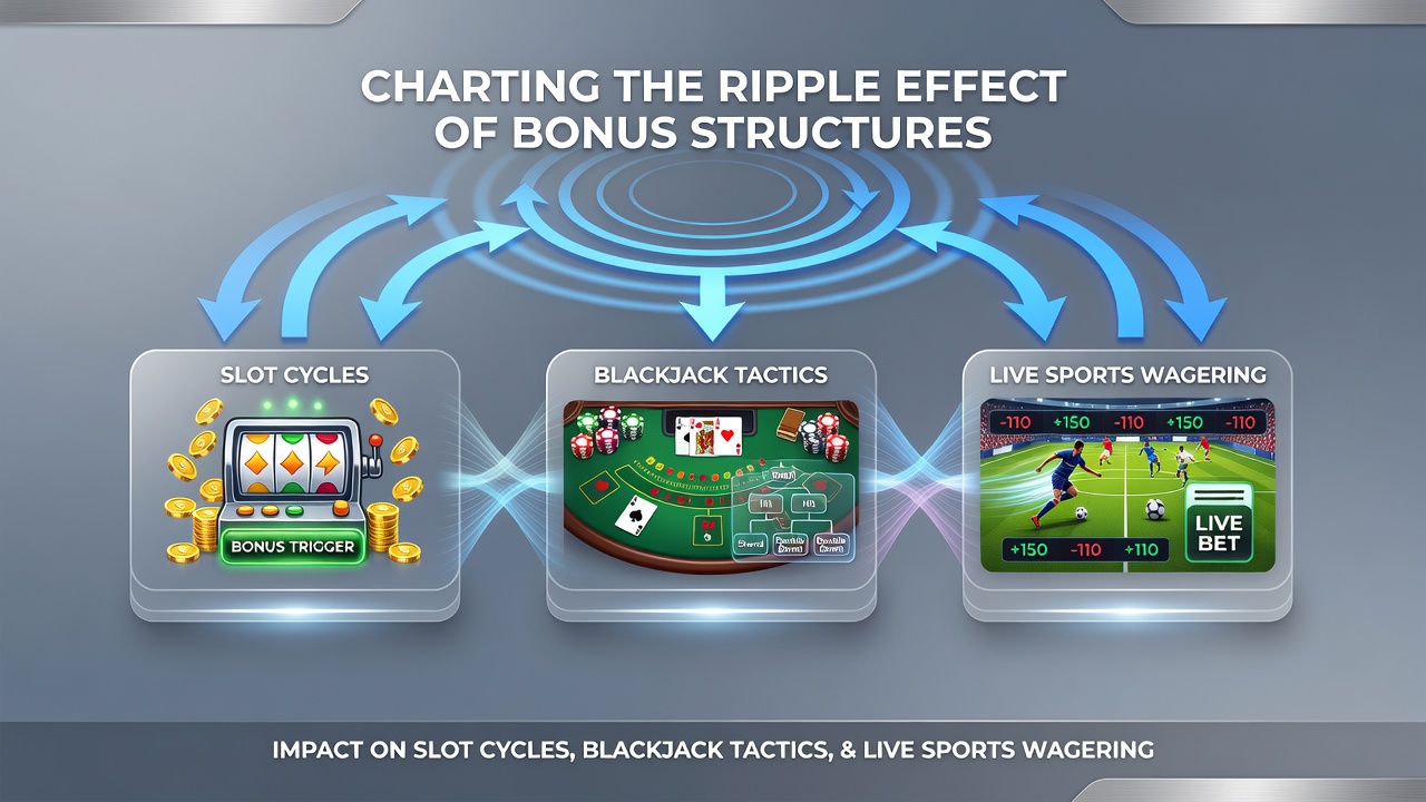 Visualisierung von Verbindungen zwischen Bonusstrukturen, Slot-Zyklen, Blackjack-Taktiken und Sportwetten auf mobilen Geräten