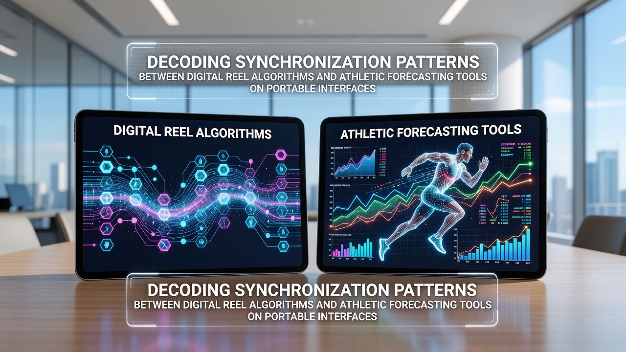 Digitale Schnittstellen zeigen synchronisierte Algorithmen für Walzen und Sportprognosen auf mobilen Geräten
