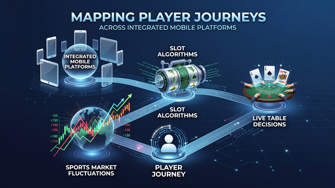 Visualisierung von Spielerpfaden auf mobilen Plattformen mit Verknüpfungen zwischen Slot-Algorithmen, Live-Tischen und Sportwetten