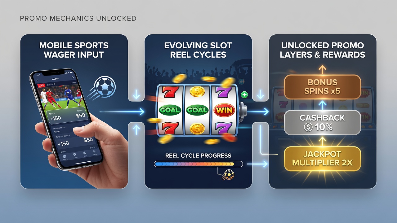 Visualisierung der Synchronisation zwischen Sportwetten, Slot-Reels und Live-Dealer-Payouts auf mobilen Geräten