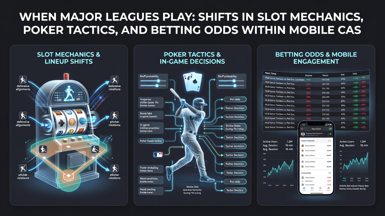Poker-Tisch und mobile Wettquoten während Liga-Events auf Smartphone